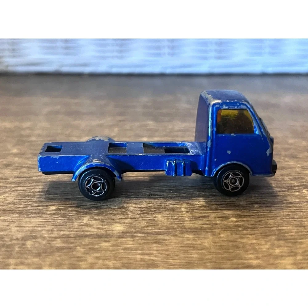 Vintage Blue Transport Truck Semi Unbranded‎ Made In China Loose Die Cast EUC